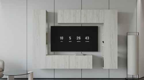 Гостиная (тумба верх/низ + пенал левый/правый) ViA- ВТ-1