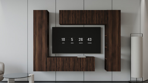 Гостиная (тумба верх/низ + пенал левый/правый) ViA- ВТ-1