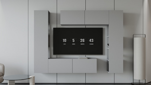 Гостиная (тумба верх/низ + пенал левый/правый) ViA- ВТ-1