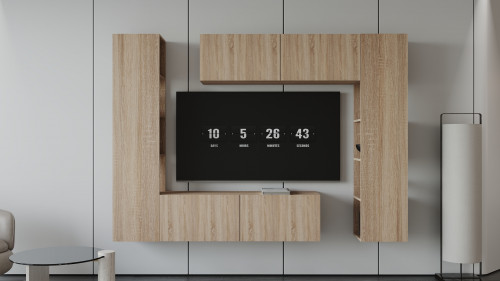 Гостиная (тумба верх/низ + пенал левый/правый) ViA- ВТ-1