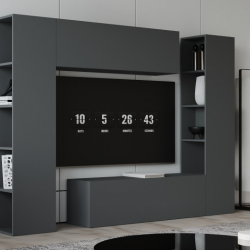 Гостиная (тумба верх/низ + пенал левый/правый) ViA- ВТ-1