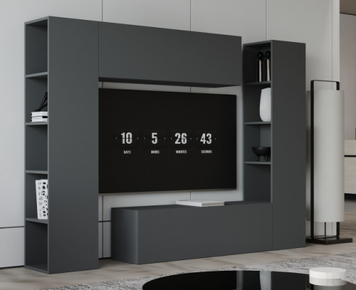 Гостиная (тумба верх/низ + пенал левый/правый) ViA- ВТ-1