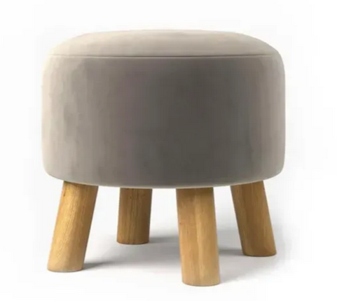 Пуф Mil- Oliver 30х30х34 см Серый