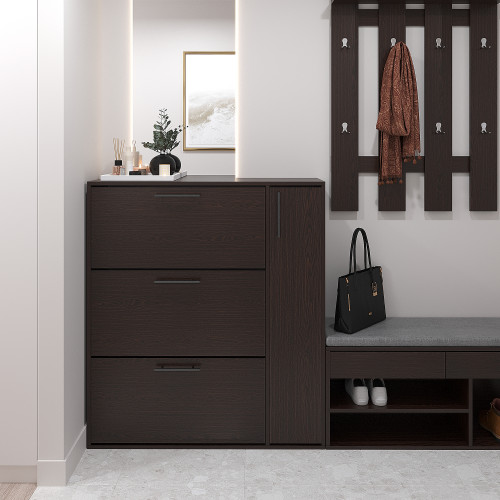 Тумба для обуви 116х105х32 см KOD- ОП-4