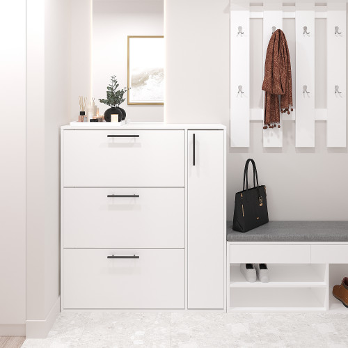 Тумба для обуви 116х105х32 см KOD- ОП-4