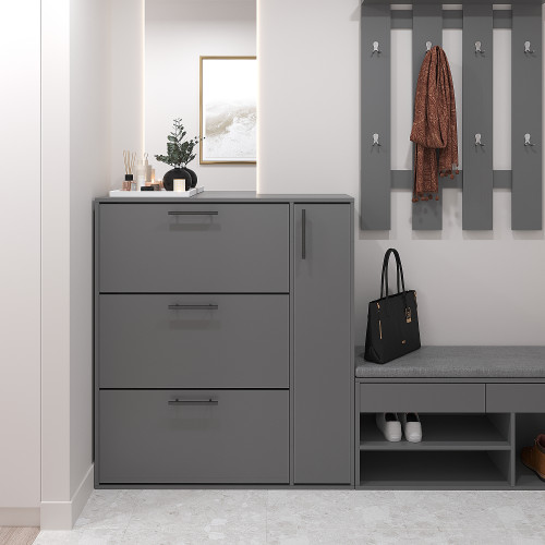 Тумба для обуви 116х105х32 см KOD- ОП-4