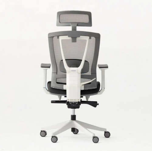 Крісло керівника LUX- ERGO CHAIR 2 WHITE/ BLACK ергономічне