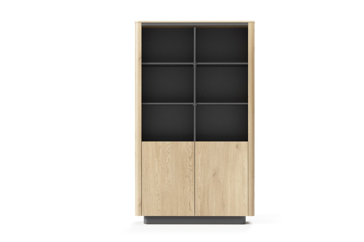 Стеллаж двухдверный Perfect Home Torro 2D/113 Дуб кремона