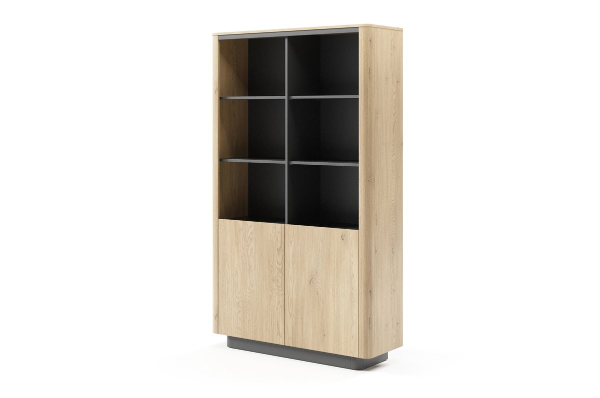 Стеллаж двухдверный Perfect Home Torro 2D/113 Дуб кремона
