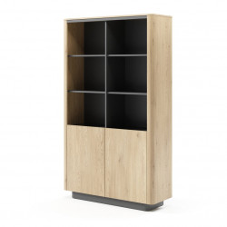 Стеллаж двухдверный Perfect Home Torro 2D/113 Дуб кремона