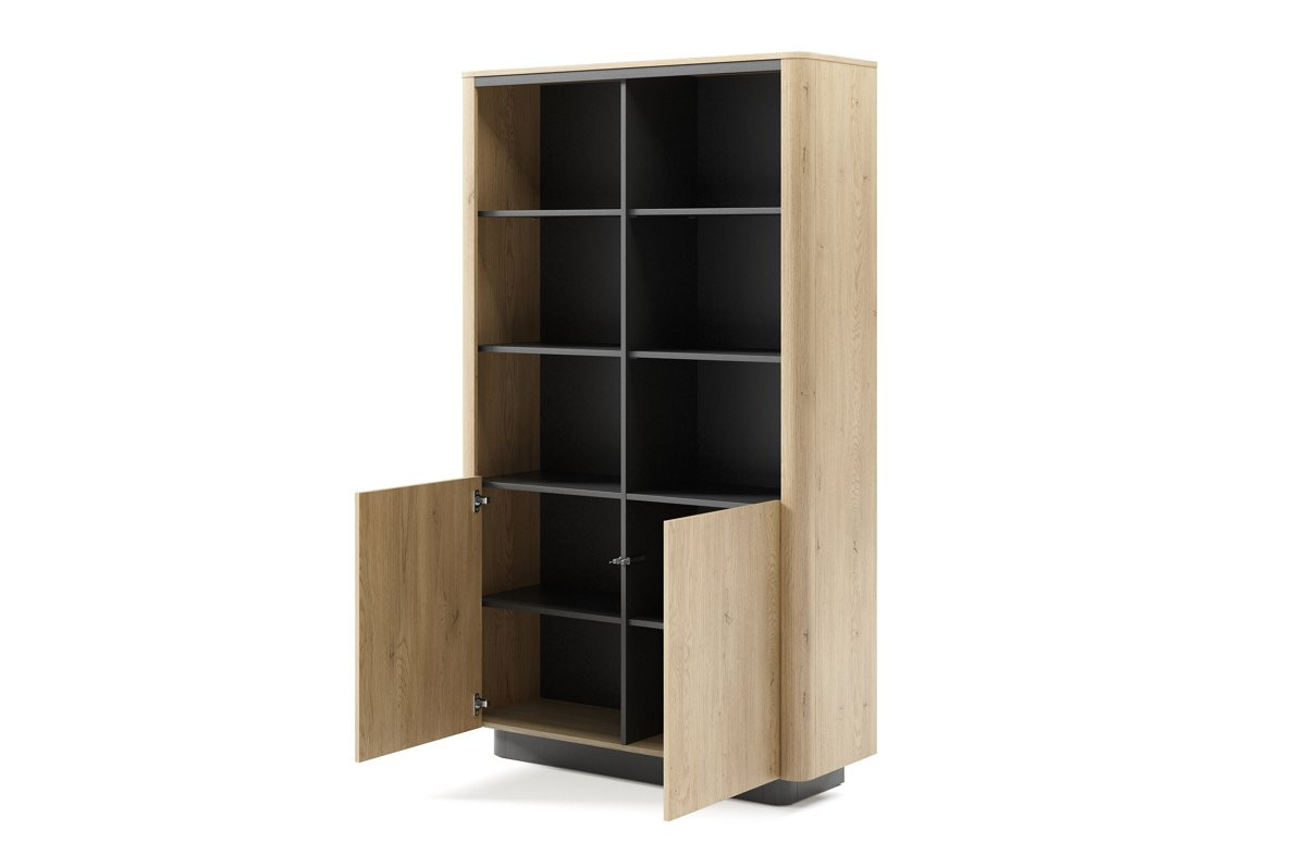 Стеллаж двухдверный Perfect Home Torro 2D/113 Дуб кремона