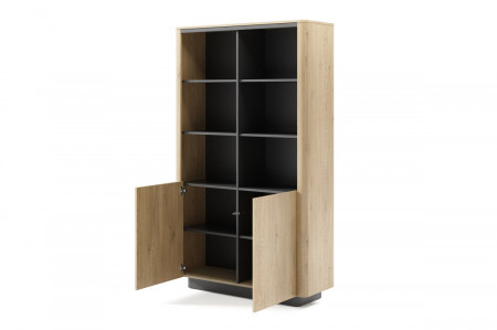 Стеллаж двухдверный Perfect Home Torro 2D/113 Дуб кремона