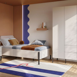 Кровать односпальная с газовым подъемником 24KSND54 Helvetia JUKON S (кашемир/черный)