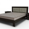 Кровать двуспальная деревянная AWD- Неаполь (с мягкой вставкой)