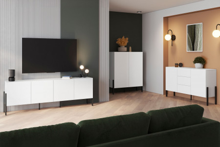 Тумба под телевизор Helvetia JUKON 2497ND40 (белый)