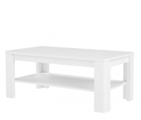 Стол журнальный Forte TULUZA FLOT12 (белый глянец)