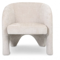 Кресло CRV- Halo Vanilla charm velvet,светло-бежевый