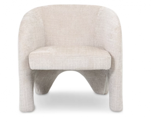 Кресло CRV- Halo Vanilla charm velvet,светло-бежевый