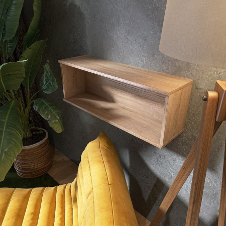 Полка навесная для гостиной EVR- Лайт ПЛН-2 дуб Сонома