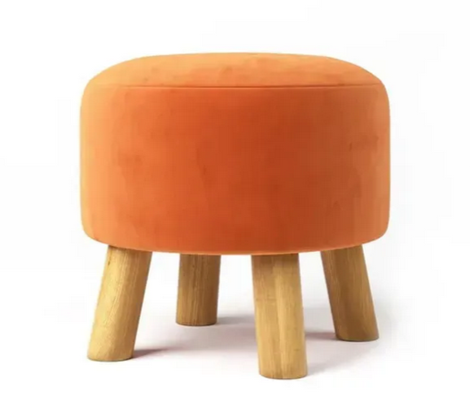 Пуф Mil- Oliver 30х30х34 см Оранжевый