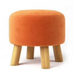 Пуф Mil- Oliver 30х30х34 см Оранжевый