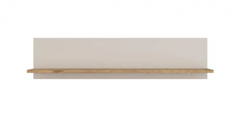 Полка навесная Forte OAK SQUERE OSQB02 дуб маувелла/ песочный