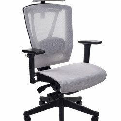 Крісло керівника LUX- ERGO CHAIR 2 MESH BLACK/ BEIGE ергономічне