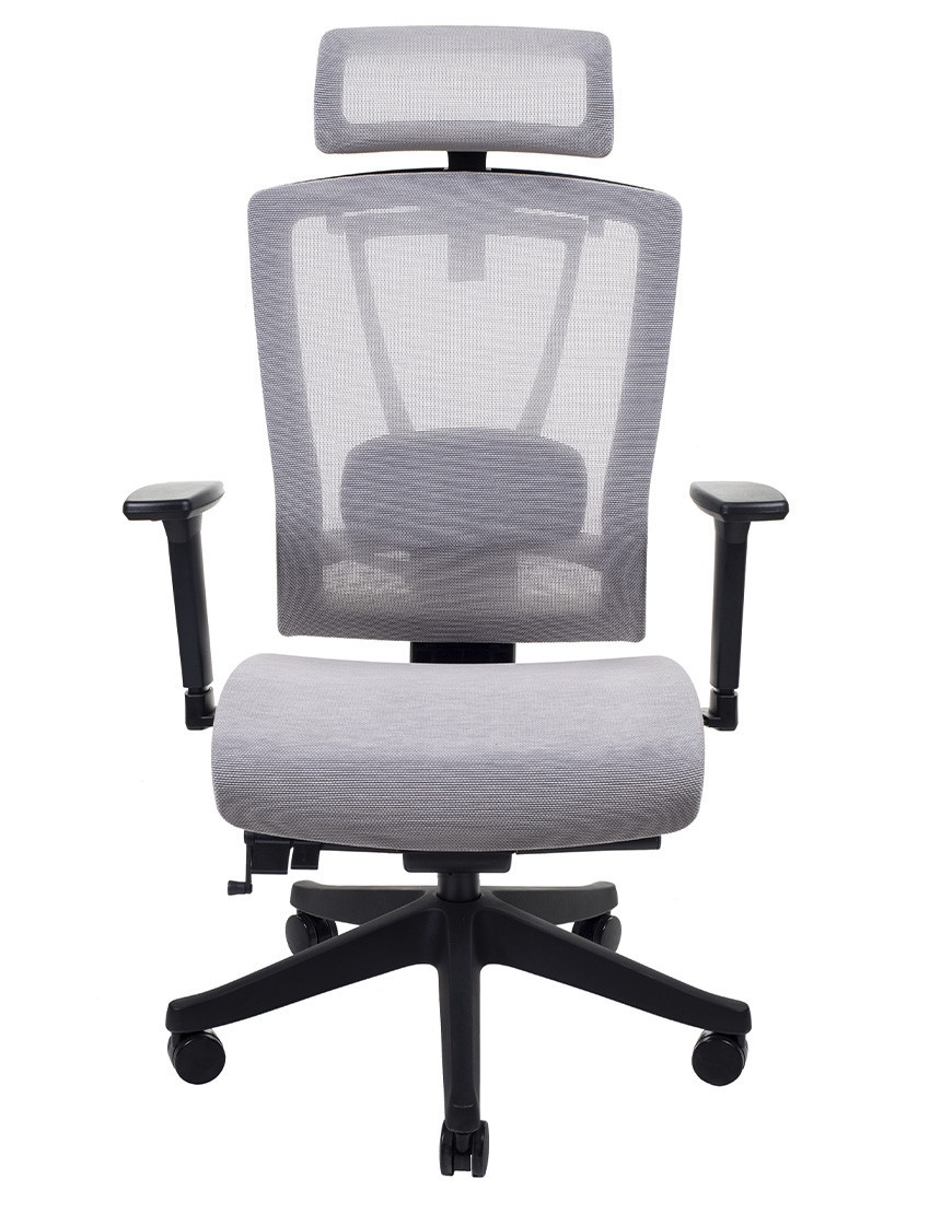 Крісло керівника LUX- ERGO CHAIR 2 MESH BLACK/ BEIGE ергономічне