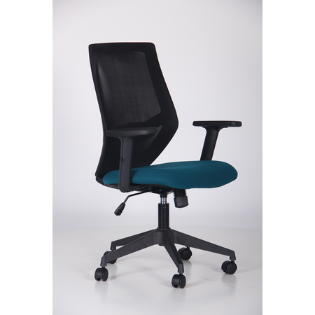 Кресло офисное AMF- Lead Black (сиденье SM 2328/спинка Сетка HY-100 черная)