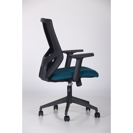 Кресло офисное AMF- Lead Black (сиденье SM 2328/спинка Сетка HY-100 черная)