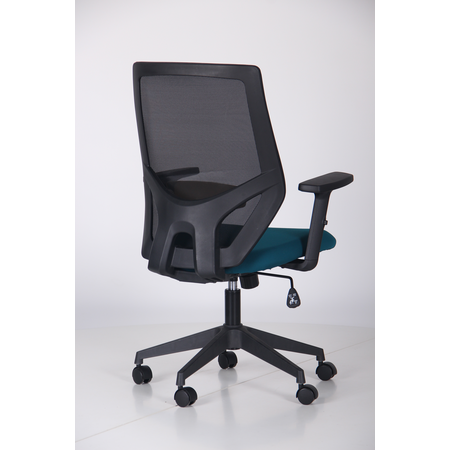 Кресло офисное AMF- Lead Black (сиденье SM 2328/спинка Сетка HY-100 черная)