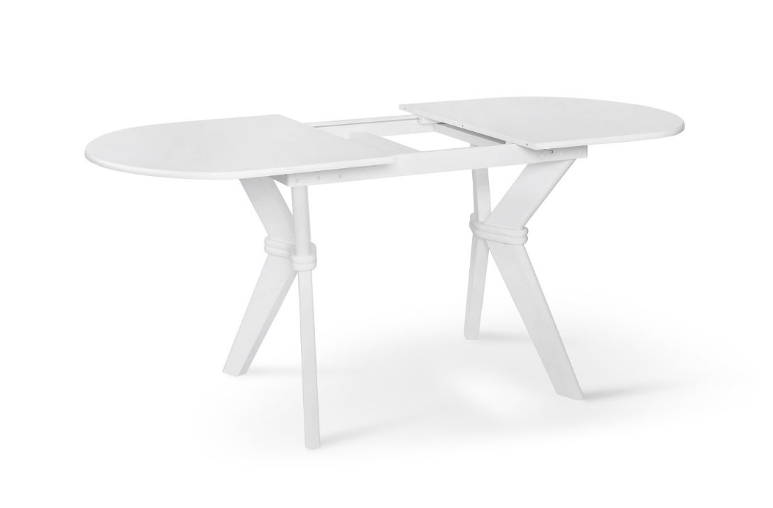 Стол обеденный раскладной BIO- Брайтон Белый (Ультра) 