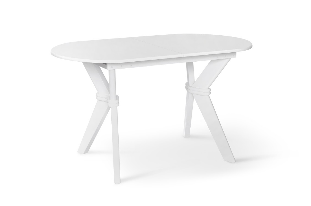 Стол обеденный раскладной BIO- Брайтон Белый (Ультра) 