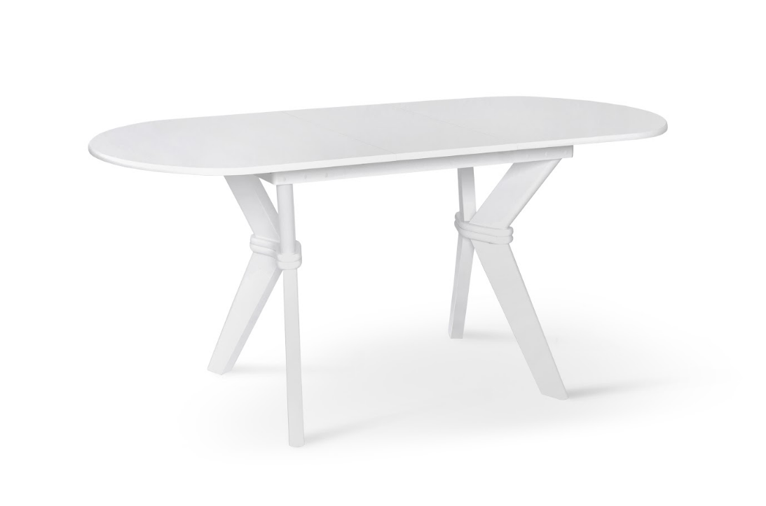 Стол обеденный раскладной BIO- Брайтон Белый (Ультра) 