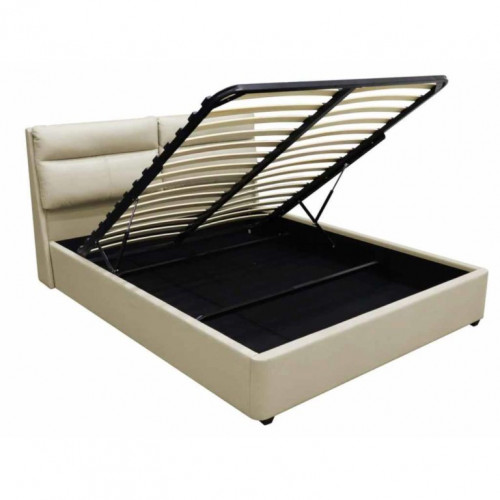Кровать с подъемным газовым Avn- AURORA 160 Light Beige