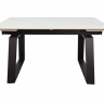 Стол раскладной INI- BERNARD CERAMIC 140(200)*90 белый мат/ черный 