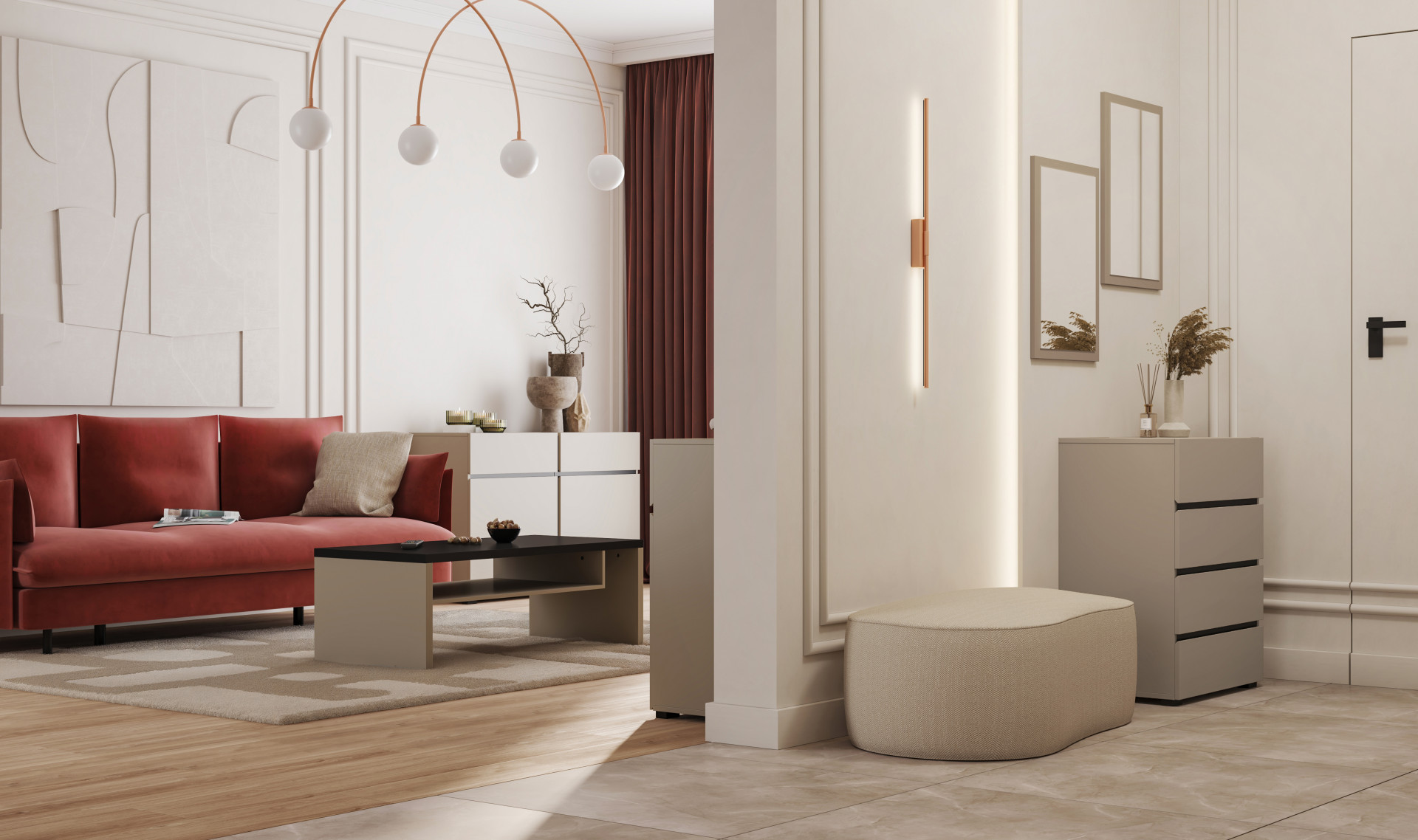 Стол кофейный Helvetia CROSS 24CWMY99 (конго -черный)