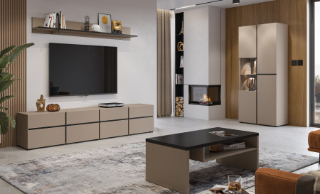 Стол кофейный Helvetia CROSS 24CWMY99 (конго -черный)