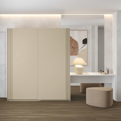 Шкаф-купе Helvetia NIVA 2412OE16 (бежевый)