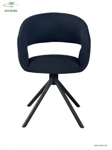 Стул обеденный с автоповоротом HOLLY Perfect (черный)