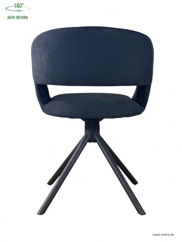 Стул обеденный с автоповоротом HOLLY Perfect (черный)