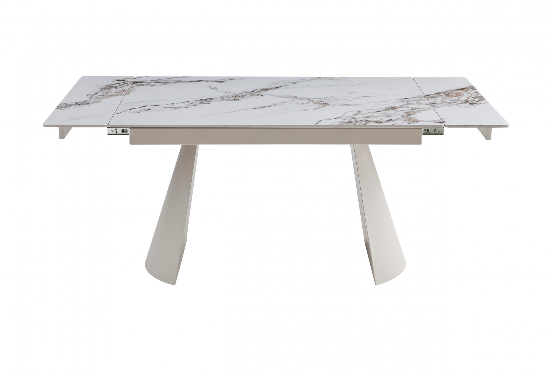 Стол керамический раздвижной VTR- ТМL-1301 (Сорренто) голден вайт + капучино