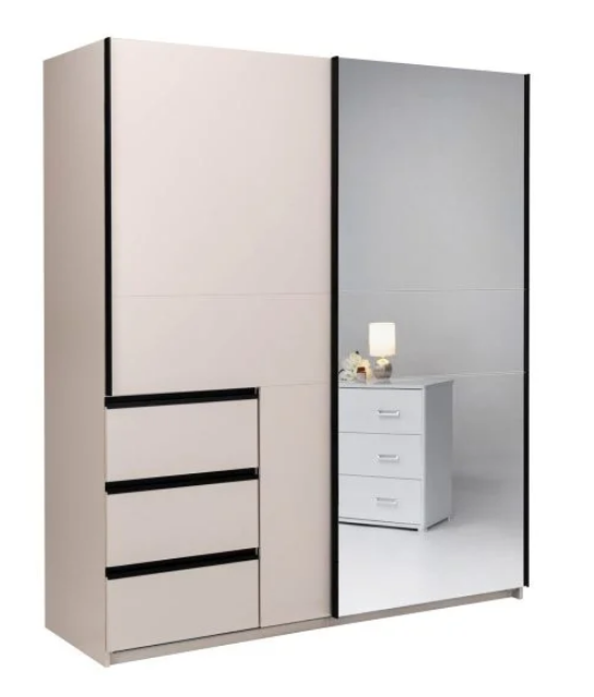 Шкаф - купе MRK- Вильма 1,75; 2,15; 2,5м Кашемир/Зеркало 