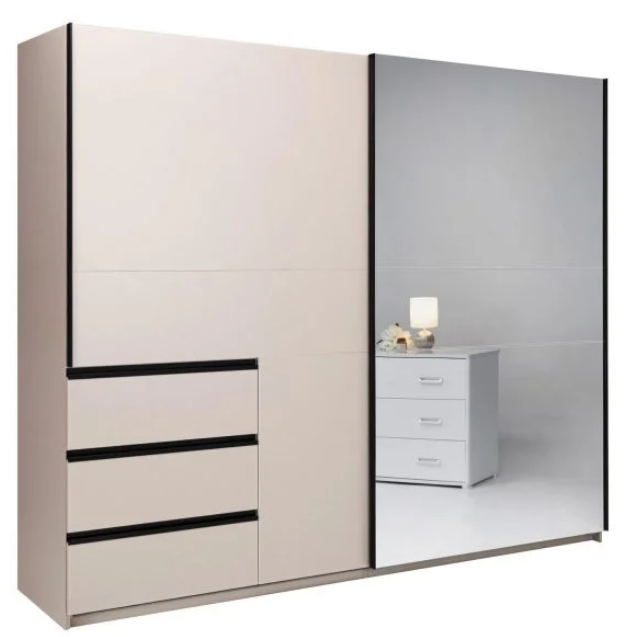 Шкаф - купе MRK- Вильма 1,75; 2,15; 2,5м Кашемир/Зеркало 