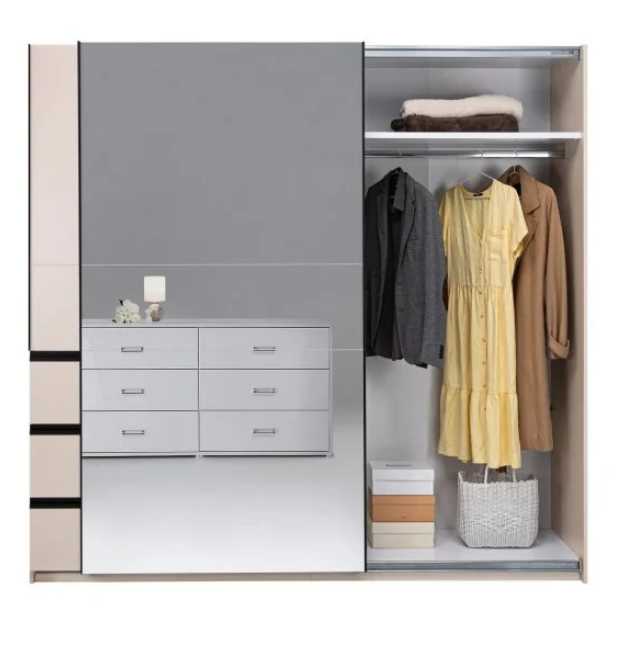 Шкаф - купе MRK- Вильма 1,75; 2,15; 2,5м Кашемир/Зеркало 