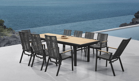 Комплект обеденный на 10 персон Higold Nofi 3.0 (графит) 6801800