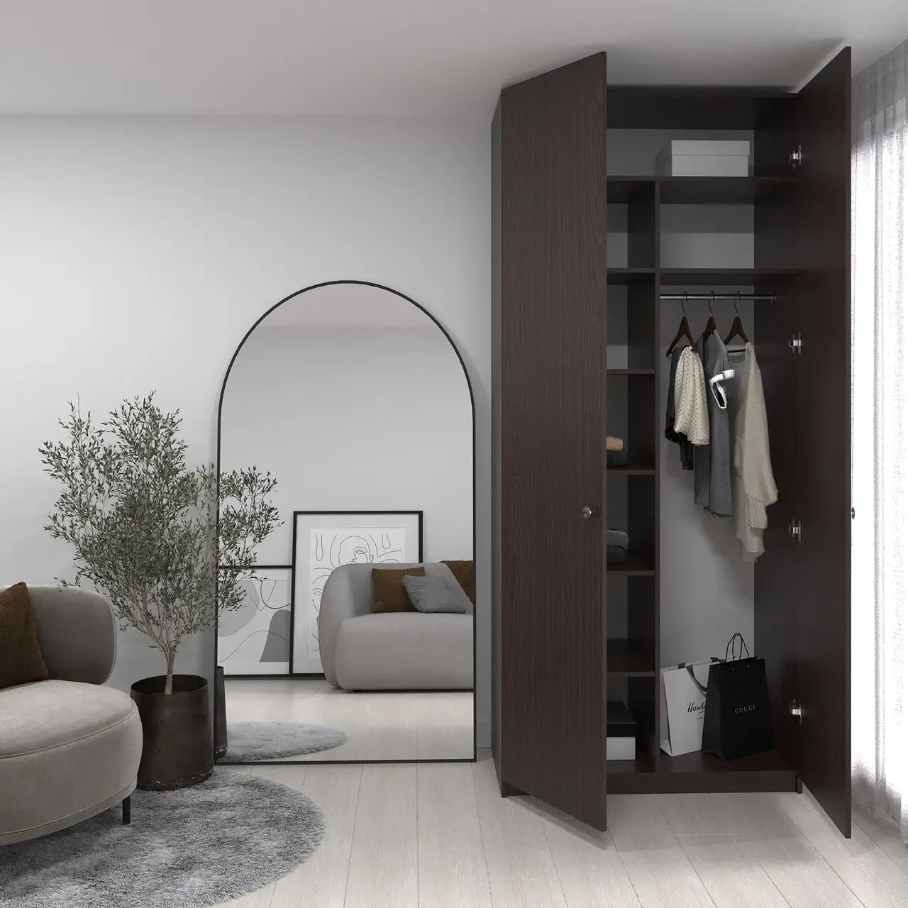 Шкаф детский 240х100х52 cм KOD- ШК-100Д 2, 40