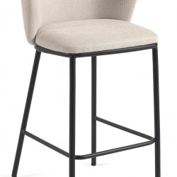 Стул полубарный Kave Home CISELIA CC3001KY12H (бежевый шенилл)