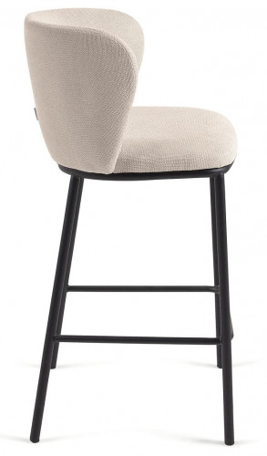 Стул полубарный Kave Home CISELIA CC3001KY12H (бежевый шенилл)