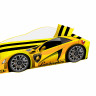 Кровать машина VRN- ELIT Lamborgini E-3 (желтый, графит)